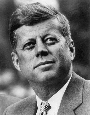 John F. Kennedy. White House photo portrait.