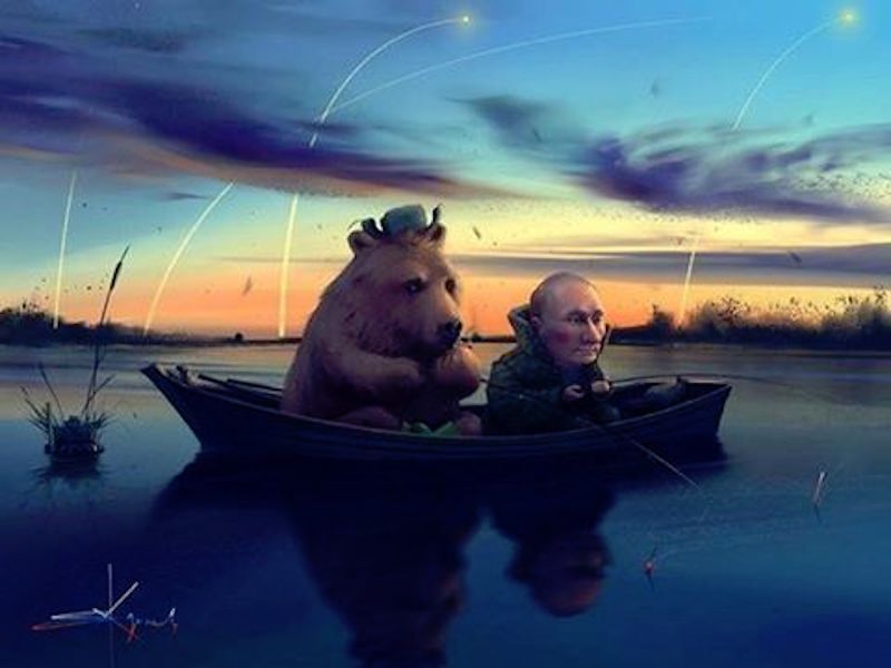 Putin and Bear. From cluborlov.com