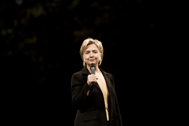 Hillary Clinton. Photo by Joe Crimmings. Flickr (CC BY-ND 2.0)
