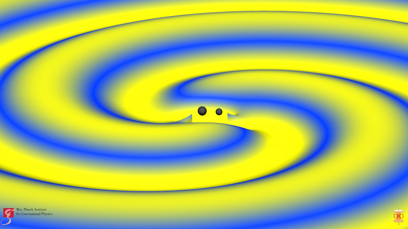 This image shows a numerical simulation of a binary black hole merger with masses and spins consistent with the third and most recent LIGO observation, named GW170104. The strength of the gravitational wave is indicated by elevation as well as color, with blue indicating weak fields and yellow indicating strong fields. The sizes of the black holes are doubled to improve visibility. Credit: Image Credit: Numerical-relativistic Simulation: S. Ossokine, A. Buonanno (Max Planck Institute for Gravitational Physics) and the Simulating eXtreme Spacetime project Scientific Visualization: T. Dietrich (Max Planck Institute for Gravitational Physics), R. Haas (NCSA)  Read more at: https://phys.org/news/2017-06-gravitational-insight-black-holes.html#jCp