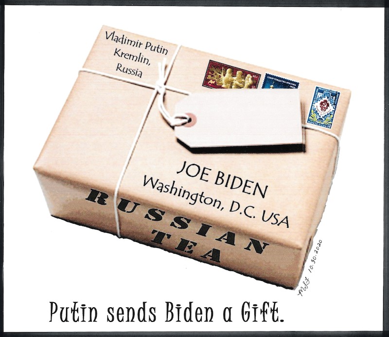 Putin sends Biden a Gift -- Political commentary by Monica Farrington