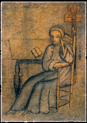 Johannes Kelpius, painted by Christopher Witt
