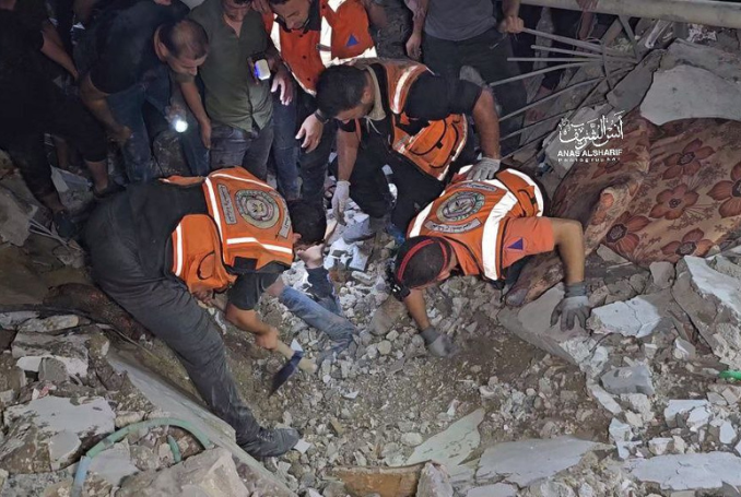 Gaza reels under new massacres carried out by the Israeli army. (Photo: via QNN)