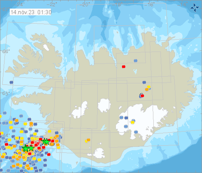 Iceland earthquakes23111501