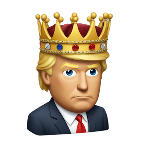 King Trump. Credit: AI Emoji Generator. CC BY-ND 4.0