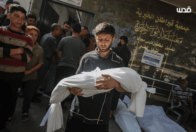   Israel continued to carry out massacres in Gaza. (Photo: via QNN)