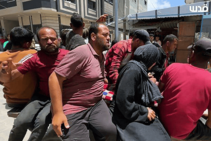   Israel continued to carry out massacres in Gaza. (Photo: via QNN)
