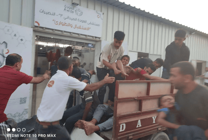   Israel continues to carry out massacres in Gaza. (Photo: via Social media, QNN)