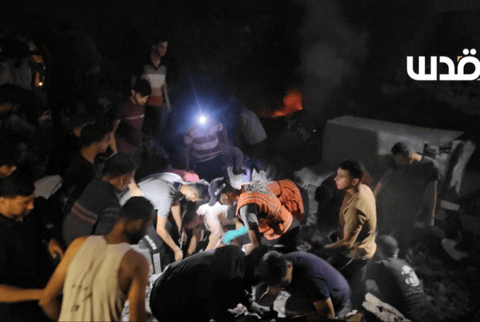   Israel committed horrific massacres in Gaza. (Photo: via QNN)