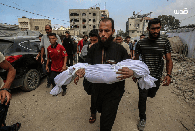   Israel committed horrific massacres in Gaza. (Photo: via QNN)