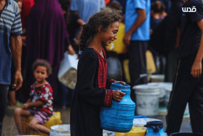 Israel has continued to use starvation of civilians as a weapon of war against Palestinians in Gaza. (Photo: via QNN)