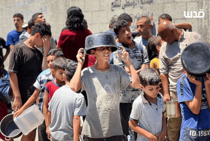 A UN-backed group declared famine in Gaza. (Photo: social media, via QNN)