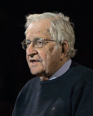Noam Chomsky 2017. Wikimedia Commons