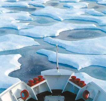 Recesing Artic Ice