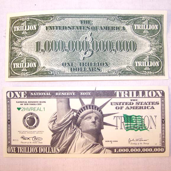 Trillion Dollar Note