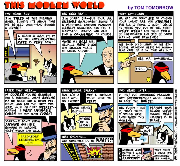 Tom Tommorrow Cartoon