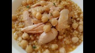 Palestinian Maftoul-Couscous & Chicken Soup !